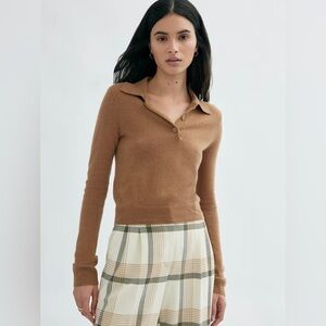 Aritzia Wilfred Liteluxe Cashmere Florence Sweater